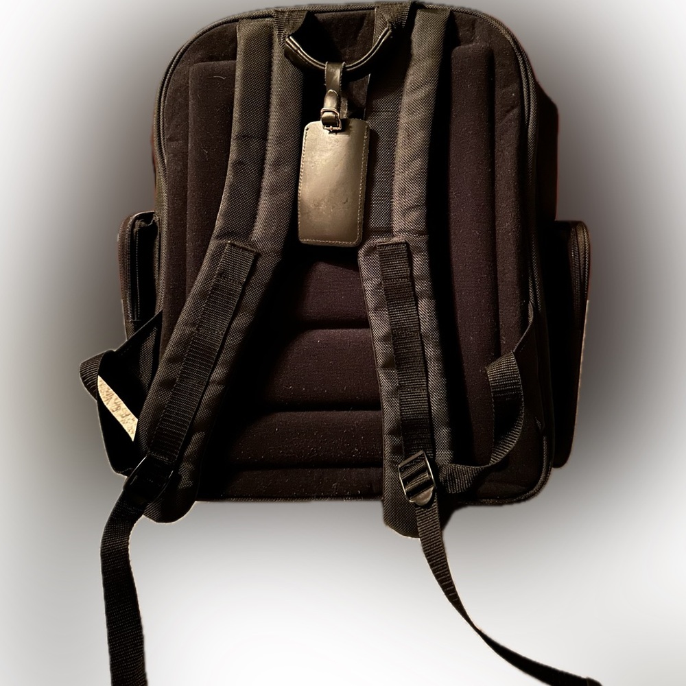 Black Men's Backpack!  Fits 17” laptops!  4-corner padded protection!